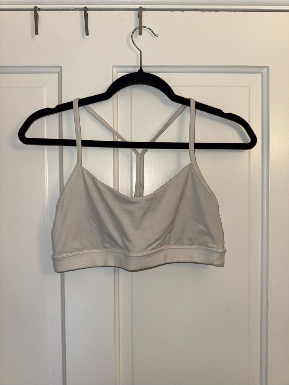 lululemon athletica Light Cream Strappy Bralette